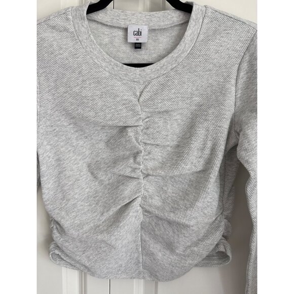 Cabi Chaser Tee style 4750 Grey Women's size XS - Picture 3 of 5